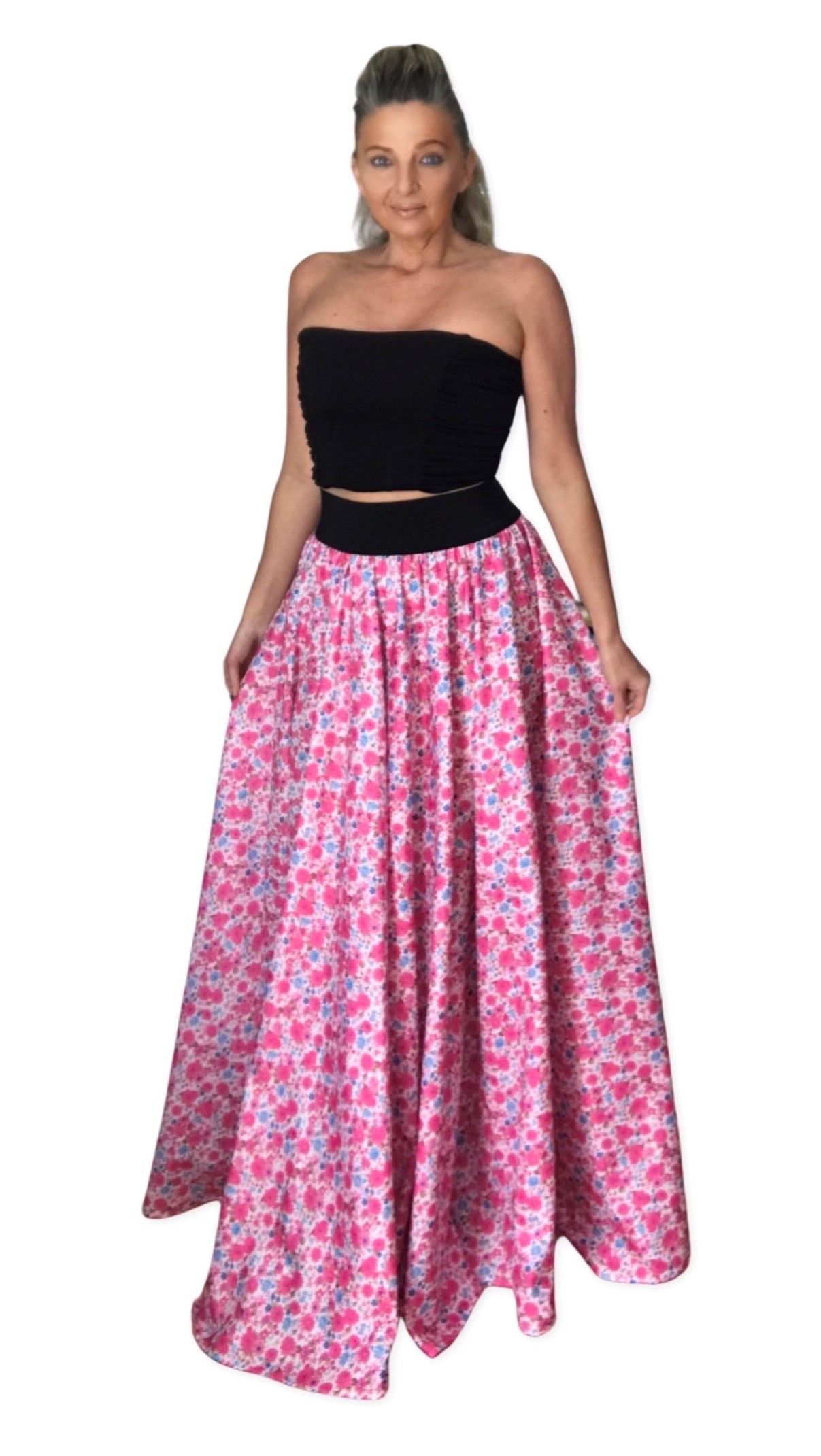 Dlouhá sukně - maxi sukně BOROS SK-L-FLW 077